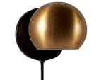 Gold Mid-century Wall Sconce, Modern Mounted Plug-in 7.25 H. Fixed Price $25.00.