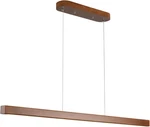 Modern 47" Wood Linear Pendant Light - Dimmable Led Chandelier For Dining Room. Fixed Price $264.99.