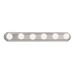 Kichler Round Bar 36" Bathroom Vanity Fixture, 6-LIGHT Traditional.... Fixed Price $119.79.