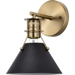 Nuvo Lighting 60/7519 Outpost Bathroom Vanity Matte Black/burnished Brass. Fixed Price $121.99.