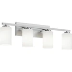 Afx Inc. LEOV3109MBSN 4 Light Inch Satin Nickel Vanity Wall. Fixed Price $106.00.