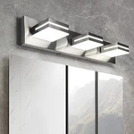 Okeli 3 Light Bathroom Vanity Brushed Nickel Modern 24W Led Dimmable Va.... Fixed Price $70.46.