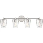Savoy House 8-5606-4-SN Ballas 4-LIGHT Bathroom Vanity Satin Nickel. Fixed Price $178.88.