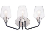 Maxim 26122CL Goblet 3 Light 18"W Bathroom Vanity. Fixed Price $134.00.