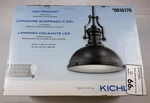 Kichler 34864 Led Pendant Bronze Farmhouse Metal Shade Frosted Glass Light. Fixed Price $74.99.