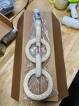 Serena & Lily Del Sur Coco Bead Sconce (no Shade)-beige. Fixed Price $199.00.