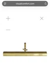 Visual Comfort Frame Maker 18 Picture Light Antique Brass Open Box SL2702HAB. Fixed Price $249.00.