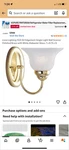 Livex Lighting Wall Sconces, Brass 1531-02. Fixed Price $70.00.