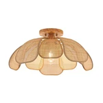 Haolaike Boho 20 Inch Rattan Flush Mount Ceiling Light Flower Fixtures .... Fixed Price $128.50.