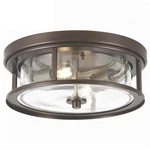 Ceiling Fixtures Flush Mount Light, 2 Bulb With Glass Ceili.... Fixed Price $73.78.