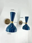 Modern Brass Wall Sconce Diabolo Italian Sputnik Lighting Fixture. Fixed Price $139.00.
