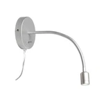 Dainolite DLEDW-263 Silver Single Light 4"H Adjustable Plug Wall Sconce. Fixed Price $140.00.