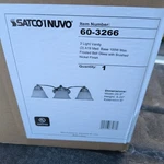 Nuvo 60-3266 Empire Light 21 In. Vanity Frosted White Glass Brushed Nic. Fixed Price $72.24.
