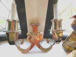 One Visual Comfort Polished Nickle Randall Powers Savoy Sconce Scratches. Fixed Price $150.00.