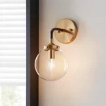 Home Decorators Light Matte Black And Antique Gold Wall Sconce TNP1475. Fixed Price $29.99.