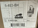 Savoy House 5-493-BK Outdoor Wall Lantern Black Finish Weather Resistant Ul. Fixed Price $275.00.