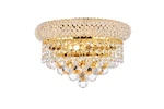 Elegant Lighting Primo Two Wall Sconcegold Finishroyal Cut Crystal. Fixed Price $54.50.