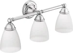 Moen Brantford 3-LIGHT Dual-mount Vanity Fixture Chrome (open Box, Complete). Fixed Price $85.00.