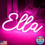 Attneon Ella Name Sign For Wall Decor,led Light Kids. Fixed Price $44.99.