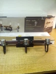 Allen + Roth Blakely 3-LIGHT Vanity Bar Brushed Nickel "no Shades". Fixed Price $39.99.