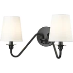 Z-lite 7509-2S-MB Gianna Light 20 Inch Matte Black Wall Sconce. Fixed Price $124.00.