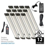 Lightkiwi V4918 6 Inch Cool White Led Under Cabinet Lighting - 12 Panel Kit. Fixed Price $115.00.