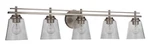 Craftmade 196425 Drake Light 42"W Bathroom Vanity - Nickel. Fixed Price $241.65.