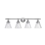 Globe Electric 51446 Chrome Parker 4-LIGHT 7"W Bathroom Vanity. Fixed Price $94.17.
