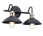 Kichler Clyde 2 17" Wide Bathroom Vanity Light, 45944BK - Black. Fixed Price $96.49.