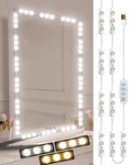 Dlomt Vanity For Mirror Led Makeup Strip With 3 15 Feet, White. Fixed Price $14.43.