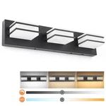 Goodate 3 Color Temperature Dimmable Bathroom Light Fixtures Over Mirror, Led.... Fixed Price $82.74.