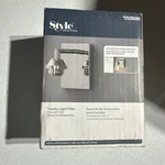 Style Selections 6.25" Chrome Transitional Vanity Light Fitter. Fixed Price $40.15.