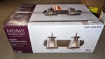 Home Decorators Collection Georgina 2-LIGHT Weathered Iron Vanity New. Fixed Price $29.99.