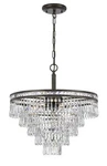 Crystorama 5264-EB-CL-MWP Mercer 6-LIGHT Cut Crystal Chandelier. Fixed Price $998.00.