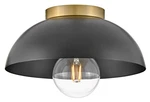 Lark 83301 Stu Light 11"W Semi-flush Ceiling Fixture Black. Fixed Price $99.99.