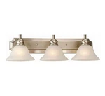 Bristol 3-LIGHT Satin Nickel Vanity Color/finish Family. Fixed Price $149.69.