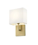 Bellevue ZWS89722 Rudyard 11" Tall Wall Sconce - Brass. Fixed Price $168.00.
