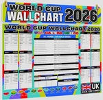 Ultimate 2026 World Cup Wall Chart: A1 Size With Fixtures & Uk Kick-off Times. Fixed Price $21.50.