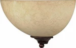 Nuvo 60-044 1-LIGHT 12" Old Bronze Wall Sconce With Tuscan Suede Glass. Fixed Price $49.99.