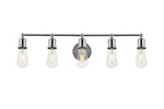 Wall Sconce Chrome Bathroom Vanity Dining Lighting 5 Fixture 29". Fixed Price $193.45.