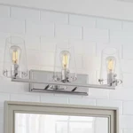 Creek Crossing 33.75 In. 4-LIGHT Chrome Bathroom Vanity Brand New. Fixed Price $35.00.