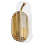Nuvo 60-7711 Teton Light 11" Vanity Fixture Natural Brass Finish. Fixed Price $54.55.