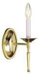 Livex Lighting 5121-02 Williamsburgh Wall Sconce Polished Brass. Fixed Price $99.96.