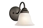 Kichler 5294 1 Light Wall Sconce From The Wynberg Collection - Bronze. Fixed Price $49.90.