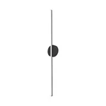 Kuzco Chute 47" Led Wall Sconce, Black/white Acrylic Diffuser WS14947-BK. Fixed Price $193.60.