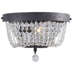 Breely 1-LIGHT Crytal Glass Bead Shade Pocket Wall Sconce Antique Pewter Finish. Fixed Price $99.99.