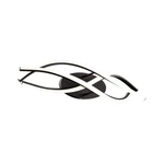 Modern Forms Lior 29" Led Bath Vanity/wall Light 3000K, Bk/wh WS-58329-BK. Fixed Price $373.00.