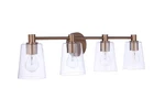Used Craftmade Lighting 12633SB4 Emilio - Bath Vanity Transitional. Fixed Price $158.10.