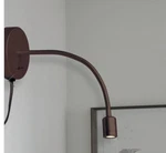 Dainolite Gooseneck Wall Light Oil Brushed Brass Sku: DLEDW-263-OBB. Fixed Price $80.50.
