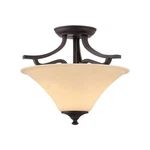Thomas Lighting TC0020704 Treme 2-LIGHT Semi Flush Ceiling Lamp Espresso. Fixed Price $79.99.